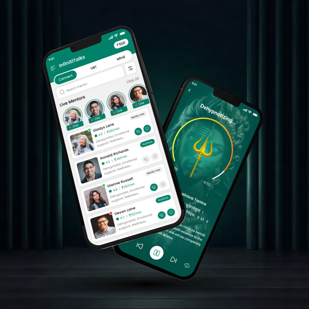 Infiniti Talks supports mental wellness through guided conversations.